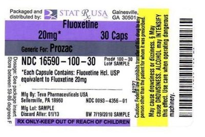 Fluoxetine 20mg Label Image (Fluoxetine 20mg Label)